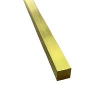 Lámina Plana de Latón Barra, Tira plana/varilla/barra cuadrada/placa/hoja de latón H62 - Herramientas procesamiento corte cero personalizadas 500 mm(3x10x500mm)