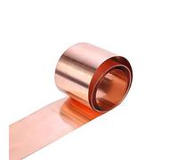 Lámina plana de metal, 1 unidad, cobre puro al 99,9%, for grabado, manualidades, lámina decorativa, materia prima, material cuadrado (Color: 0, x 50 1000 mm)(0.3x50x1000mm)