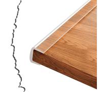 Lámina protectora de bordes, sello en U, canal transparente para protectores de vidrio de silicona de 0,3 mm a 35 mm y protección de esquinas de pared