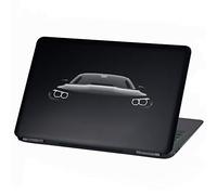 Lámina protectora de vinilo para ordenador portátil, 15 pulgadas, diseño LP7 Black Car