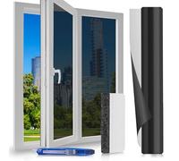 Lámina Protectora Solar para Ventana Interior, 60 x 200 cm, lámina para Espejo para Ventana, protección Visual, lámina de Espejo, autoadhesiva, protección contra Rayos UV, lámina Protectora de