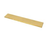 Lámina rectangular de metal sólido amarillo, placa de barra plana de latón H59, resistente a altas temperaturas, tira cuadrada, 1 pieza(2x10x500mm)