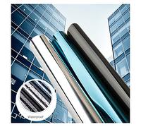 Lámina Reflectante para Ventanas, Película de privacidad for Ventana Espejo unidireccional 10 m, Anti-UV, autoadhesiva, Multicolor, Varios tamaños(Silver,80 x 1000 cm)