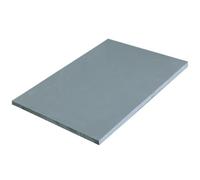 Lámina rígida de PVC gris, láminas de PVC expandido de gran formato, panel de plástico (1 unidad)(3x200x200mm)