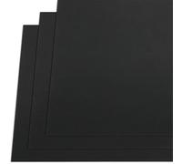 Lámina Termoformada De 1,5/2/3 Mm De Grosor, 300 X 100/150/200/300 Mm, Color Negro, For Fundas De Cuchillos Y Vainas (1 Unidad)(300X100X1.5MM)