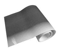 Lámina tintada para ventanas de coche de 5 m, parabrisas, película de protección solar con puntos de adherencia estática para reducir el deslumbramiento, fácil instalación, sin residuos.