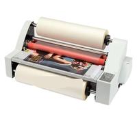 Laminador, máquina de laminación, laminador de rollo de película V350, tamaño A3, cuatro rodillos de laminación en caliente, Control electrónico de la temperatura, el modo de calentamiento de un solo