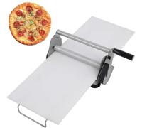Laminadora de masa, Amasadora plegable de acero inoxidable 30 cm/39 cm con grosor ajustable, ideal for pizza, croissants, pasteles y galletas(RS201)
