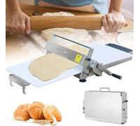 Laminadora de Masa Croissant Acero Inoxidable, Laminadora Masa de Pizza Grosor Ajustable, Rodillo de Manual Para Corteza Dulce de AzúCar(TYP300)