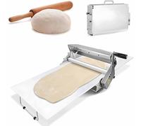 Laminadora De Masa, Laminadora Reversible De Hojaldre Y Fondant 30 Cm/39 Cm, Rodillo Manual, Grosor Ajustable De 0 a 1,7 Cm, Laminadora Plegable Para Panaderías Y Repostería,Rs201