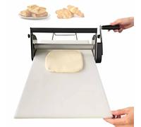 Laminadora De Masa, Laminadora Reversible De Hojaldre Y Fondant De 30 Cm/39 Cm, Rodillo Manual, Grosor Ajustable De 0 a 1,7 Cm, Laminadora Plegable Para Panaderías Y Repostería,Rs201