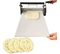 Laminadora de masa plegable, laminadora compacta, comercial, acero inoxidable, espesor laminado ajustable(300)