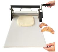 Laminadora de masa plegable, máquina manual de pasta con grosor ajustable para una fácil limpieza y montaje en panadería y pizza