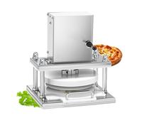 Laminadora de Masa Profesional-Prensa para Masa Eléctrica,Máquina para Estender Pizza-22cm Acero Inox,7kg para Bases de Tarta y Hojaldre Fino,Diseño Compacto Antióxido(22cm)