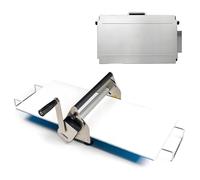 Laminadora de pasta, laminadora de pasta reversible, 30cm / 39cm, rollo manual, espesor ajustable 0-1,7 cm, laminadora de panadería y pastelería (Rs101)