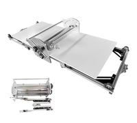 Laminadora eléctrica de masa, plegable, grosor ajustable de 2 a 30 mm, para panadería, hogar, croissant, pizza