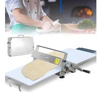 Laminadora Manual Compacta y Plegable para Todo Tipo de Masas, Control de Grosor Preciso de 0.2-2.5cm - Máquina Multiusos para Repostería y Panadería Artesanal Width11.81in