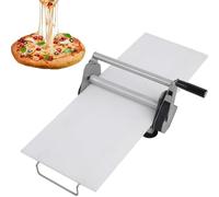 Laminadora manual de masa, máquina de pizza de acero inoxidable, grosor ajustable para panadería, hojaldre, masa casera