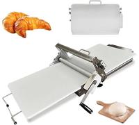 Laminadora Masa Manual, Laminadora Masa Encimera Con un Solo Panel Desplazamiento, para Hacer Pizza Con Corteza Dulce AzúCar(TYP400)