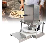 Laminadora Para Pizza, Prensa Para Pasta De Pizza Comercial Diámetro De 8,6pulgadas, Máquina Eléctrica Para Prensar Masa De Pizza, Máquina Para Pasta De Acero Inoxidable De Banco (Silver, 22cm)