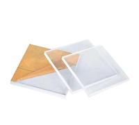 Láminas acrílicas transparentes de 25 cm de ancho y 1 mm de grosor, longitud de 25 a 45 cm, 4 unidades(Length:30cm)