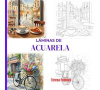Láminas de acuarela.: Cuaderno para practicar.
