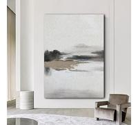 Láminas de arte abstracto sobre lienzo para decoración moderna del hogar (80x100cm (31x39 pulgadas))