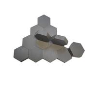 Láminas de cerámica de carburo de boro hexagonales prensadas en caliente (2 unidades) for investigación científica y uso experimental.(36mmx5mm)