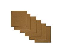Láminas de corcho natural autoadhesivo 300x300x5mm (4 unidades) Planchas de corcho aislantes y decorativas para pared, suelo, bricolaje y manualidades