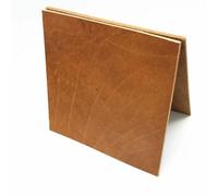 Láminas de cuero auténtico Piezas de cuero de vaca de plena flor de 5 mm, varios tamaños(30x60cm)