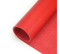 Láminas de cuero, Cuero curtido vegetal encerado Bull, 30x30 cm, multicolor, 1,0-3,0 mm(Red,30x30cm-2.0mm thick)