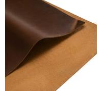 Láminas de cuero, Lámina de cuero Crazy Horse vaca for manualidades DIY, multicolor, varios tamaños(Dark Brown,30x30cm)