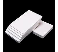 Láminas de espuma de alta densidad Tablero Sintra Hoja de espuma de PVC blanco 100x300x(3-8) mm Paquete de señalización for exhibición arquitectónica(100mm*300mm*3mm(5pcs))