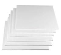Láminas de Espuma de PVC, Hojas de Espuma EVA, Paquete 6, Negro, Blanco, 300x400 mm, 2,8-4,5(White,Thickness4.5Mm)