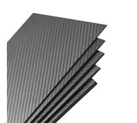 Láminas De Fibra De Carbono 1 Uds. Hoja de Panel placa fibra carbono con superficie brillante tejido liso, 0,3mm espesor, 400x500mm, 400x250mm, 500x500mm Para Bricolaje(400x250mm)