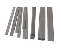 Láminas De Fibra De Carbono 4 Uds. Diámetro de la hoja de fibra de carbono 0,5 0,6 0,8 1 1,2 2 3 4X3 4 5 6 7 10 12 15 20MM tira de fibra de carbono(4pc 1.2X7MM)
