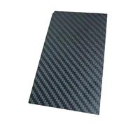 Láminas de fibra de carbono Tablero de fibra carbono 75x125mm, Material ligero, espesor 0,5 MM-5, MM, modelado Panel, 1 ud(1.5mm twill matte)