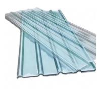 Láminas de fibra de vidrio corrugadas para cobertizos de jardín y garaje, paneles transparentes impermeables para terraza solárium, 3 piezas (0,9 x 0,9 m, 35 x 35 pulgadas), revestimiento para