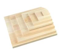 Láminas de Madera de Pino for maquetas de Casas y Aviones (3 mm, 5 mm y 8 mm de Grosor) - Tablas de Manualidades de Varios tamaños(10pcs 200mm x 25mm x 5mm)