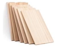 Láminas de madera de pino, Tableros de madera Paulownia sin terminar for estantes, pintura, manualidades, bricolaje, varios tamaños(1.2 Cm,L 90 cm x W 50 cm)