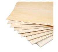 Láminas de Madera de Tilo Basswood Board for DIY Architectural Model | Thickness 1.5mm/2mm/3mm/4mm/5mm/6mm/8mm/10mm and Craft Projects Accessories(300x450mm-1Pcs,2mm)