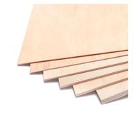 Láminas de Madera de Tilo Basswood Board Model Craft Sheet | For Building Carving Educational DIY Toys Part Accessories Thickness 1.5-10mm(300x450mm-2pcs,Thick 1.5mm)