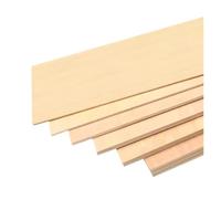 Láminas de Madera de Tilo Basswood Craft Board Model Layer | Thickness 8mm 10mm Wood DIY Sand Table Building Materials Accessories(210x300x8mm-2Pcs)
