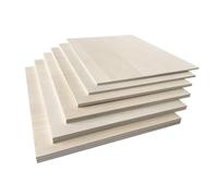 Láminas de Madera de Tilo Basswood Square Wooden Board Plywood | 1.5mm-10mm Thick DIY Model Making Student Graduation Project Material(300x300mm-5pcs,Thick 3.0mm)
