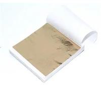 Láminas de pan de oro, Hojas de pan oro imitación, paquete 100 papel aluminio multicolor for manualidades y(Color 9)