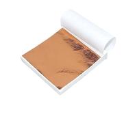 Láminas de pan de oro, Hojas de transferencia lámina dorada, 100 unidades, 8x8,5 cm, manualidades multicolores(100pcs Rose Gold)