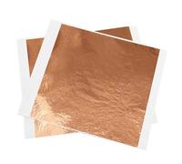 Láminas de pan de oro, Hojas de transferencia lámina dorada, multicolor, 100 hojas, 13x13,5 cm, for decoración uñas DIY(Color 15)