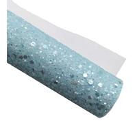 Láminas de piel sintética con purpurina, El cuero multicolor del brillo estampado floral cubre tamaños múltiples for los bolsos de arcos arte(3-30x134cm)