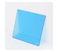 Láminas de plástico ABS, Hojas de acrílico multicolor 200x200 mm 3 for elaboración diseño artístico y decoración del hogar(Transparent Sky Blue)