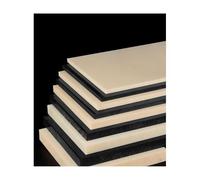 Láminas de plástico ABS, Lámina de plástico ABS 300 x 400 mm, color negro/beige, grosor 1 a 12, unidad(Black,300x400x5mm)